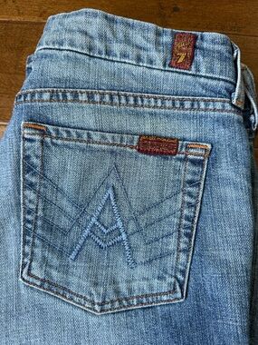 7 For All Mankind Cropped, Flare Jeans - size 27